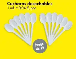 TEDi Cucharas desechables oferta