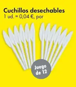 TEDi Cuchillos desechables oferta