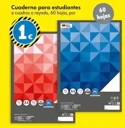 TEDi Cuaderno para estudiantes oferta