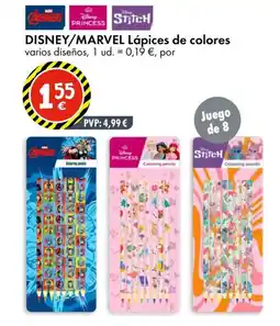 TEDi DISNEY/MARVEL Lápices de colores oferta