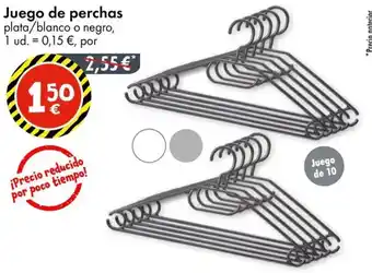 TEDi Juego de perchas oferta