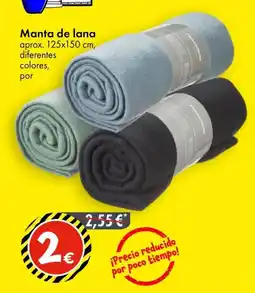 TEDi Manta de lana oferta