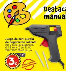 TEDi Juego de mini pistola de pegamento caliente oferta