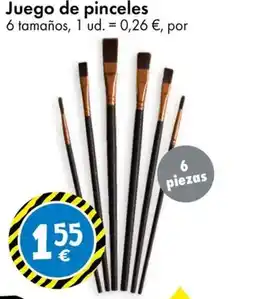 TEDi Juego de pinceles oferta