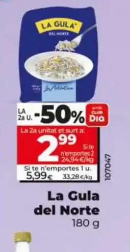 Dia LA GULA DEL NORTE oferta