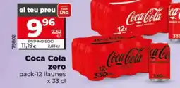 Dia COCA COLA zero oferta