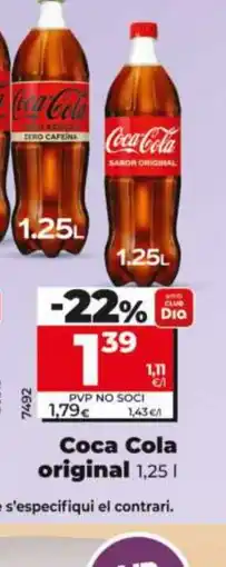 Dia COCA COLA original oferta