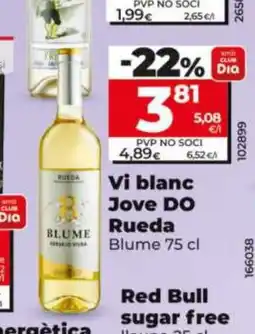 Dia BLUME Vi blanc Jove DO Rueda oferta