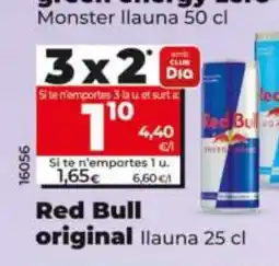Dia RED BULL original oferta