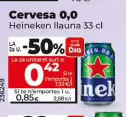 Dia HEINEKEN Cervesa 0,0 oferta