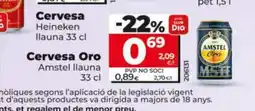 Dia AMSTEL LLAUNA Cervesa Oro oferta