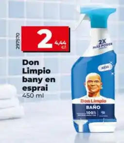 Dia DON LIMPIO bany en esprai oferta