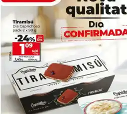 Dia DIA CAPRICHOSO Tiramisú oferta