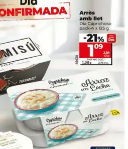 Dia DIA CAPRICHOSO Arròs amb llet oferta