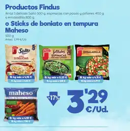 AhorraMas FINDUS Productos oferta