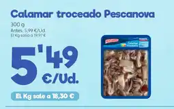 AhorraMas PESCANOVA Calamar troceado oferta