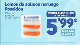 AhorraMas Lomos de salmón noruego oferta