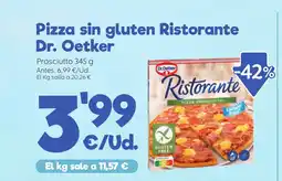 AhorraMas DR OETKER Pizza sin gluten Ristorante oferta