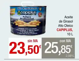 mycash profesional CAPIPLUS Aceite de Girasol Alto Oleico oferta