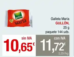 mycash profesional GULLÓN Galleta María oferta