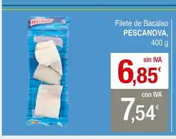 mycash profesional PESCANOVA Filetes de Bacalao oferta