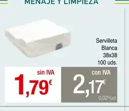 mycash profesional Servilleta Blanca 38x38 oferta