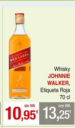 mycash profesional JOHNNIE WALKER Whisky Etiqueta Roja oferta