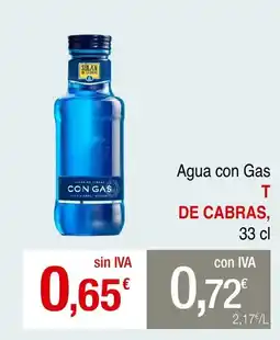 mycash profesional T DE CABRAS Agua con Gas oferta