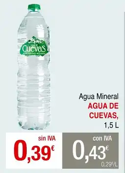 mycash profesional AGUA DE CUEVAS Agua Mineral oferta