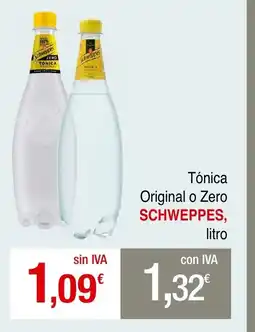 mycash profesional SCHWEPPES Tónica Original o Zero oferta