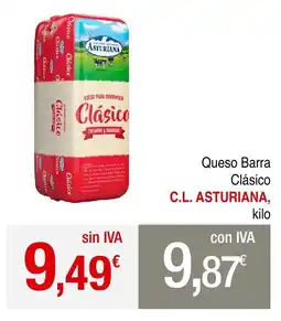 mycash profesional C.L. ASTURIANA Queso Barra Clásico oferta