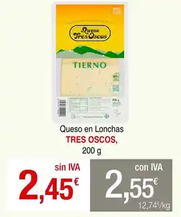 mycash profesional TRES OSCOS Queso en Lonchas oferta