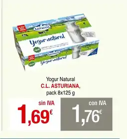 mycash profesional C.L. ASTURIANA Yogur Natural oferta