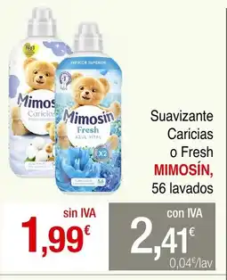 mycash profesional MIMOSÍN Suavizante Caricias o Fresh oferta
