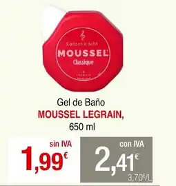mycash profesional MOUSSEL LEGRAIN Gel de Baño oferta