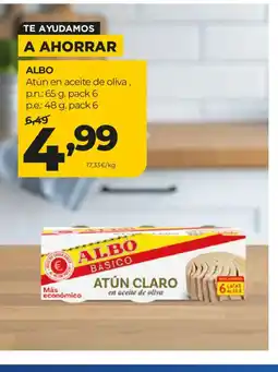 Alimerka ALBO Atún en aceite de oliva oferta