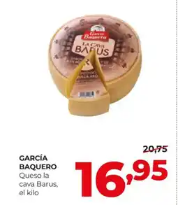 Alimerka GARCÍA BAQUERO Queso la cava Barus oferta