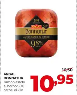 Alimerka ARGAL BONNATUR Jamón asado al horno 98% carne oferta