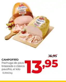 Alimerka CAMPOFRÍO Pechuga de pavo braseada o clásica pavofrío oferta
