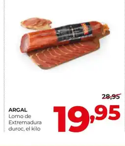 Alimerka ARGAL Lomo de Extremadura duroc oferta