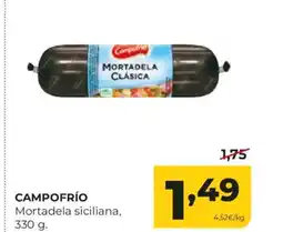Alimerka CAMPOFRÍO Mortadela siciliana oferta