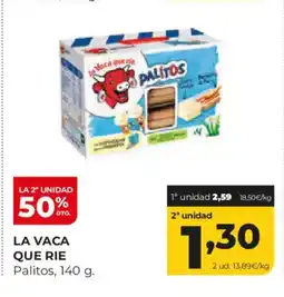 Alimerka LA VACA QUE RIE Palitos oferta