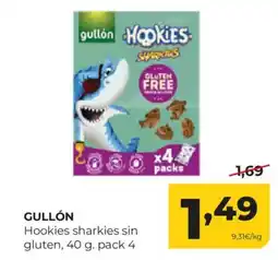 Alimerka GULLÓN Hookies sharkies sin gluten oferta