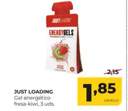 Alimerka JUST LOADING Gel energético fresa-kiwi oferta