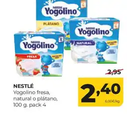 Alimerka NESTLÉ Yogolino fresa, natural o plátano oferta