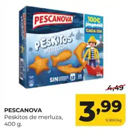 Alimerka PESCANOVA Peskitos de merluza oferta