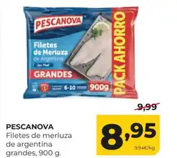 Alimerka PESCANOVA Filetes de merluza de argentina grandes oferta