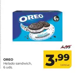 Alimerka OREO Helado sandwich oferta