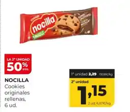 Alimerka NOCILLA Cookies originales rellenas oferta