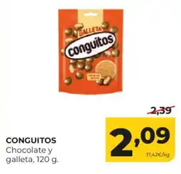 Alimerka CONGUITOS Chocolate y galleta oferta